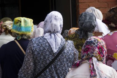 Tutaev, Rusya - 01 Ağustos 2016: sıra kiliseye