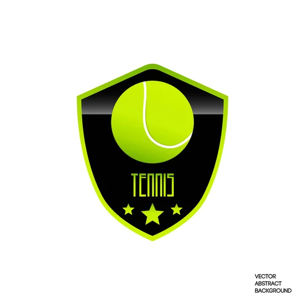 Les emblèmes du club de tennis. Logo tennis . — Image vectorielle