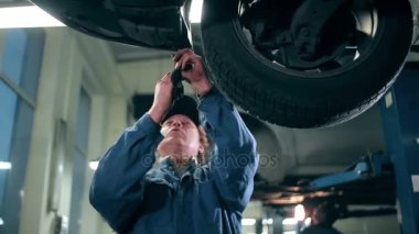 Araba Servis istasyonu tanılama makinist 