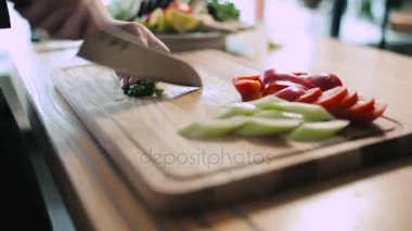 Şef kıyılmış yeşil soğan 