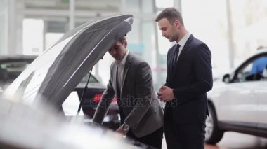 İstemci teftiş yapan araba motoru