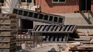 İnşaat arka plan ekipman  