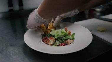 eller plaka salata süslemeleri 