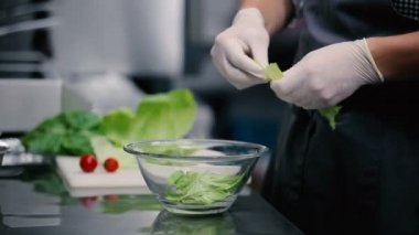 erkek pişirme salata eller