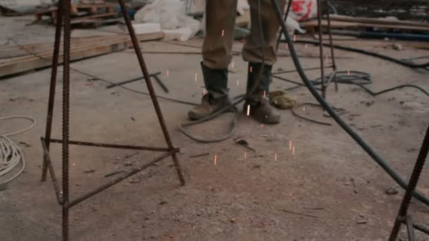 工作服焊工 — 图库视频影像