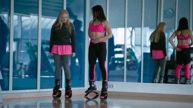 sevimli kadın Kangoo yerinde eğitim