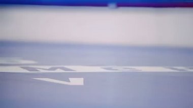 Boksör boks ringi üzerinde düşme