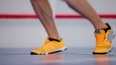 Boksör ayak Boks ringi üzerinde