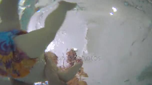 père enseigner la natation bébé 