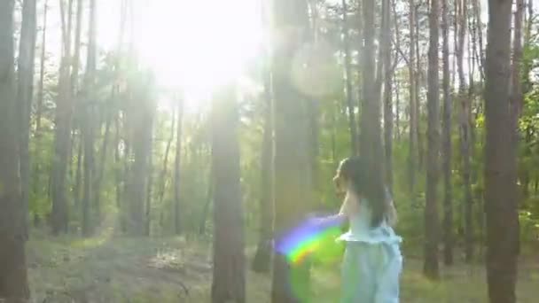 Snow White w lesie — Wideo stockowe
