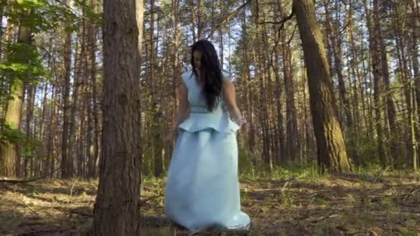 Snow White jíst otrávené jablko a umírání — Stock video