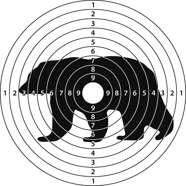 Shooting target bat — Stock Vector © koksikoks #111424852