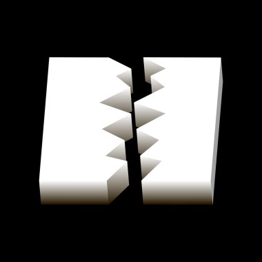 kırık yüzey çatlamak