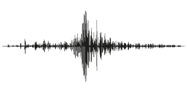 Deprem Sismik — Stok Vektör