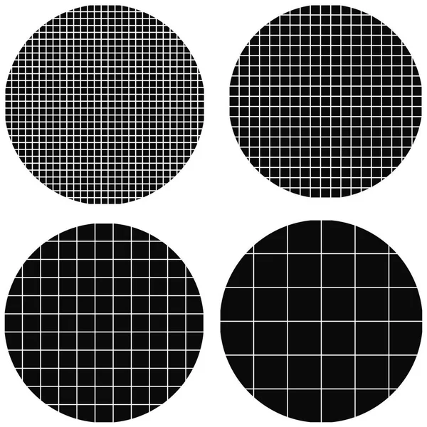 Cercle est composé de carrés — Image vectorielle