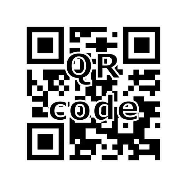 Crittografia del codice QR — Vettoriale Stock