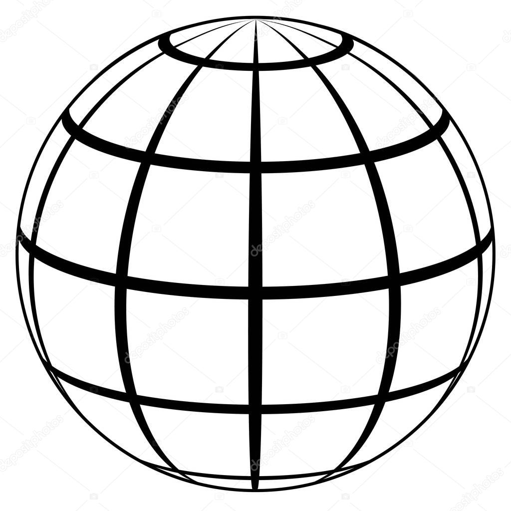 globe planet icon high quality