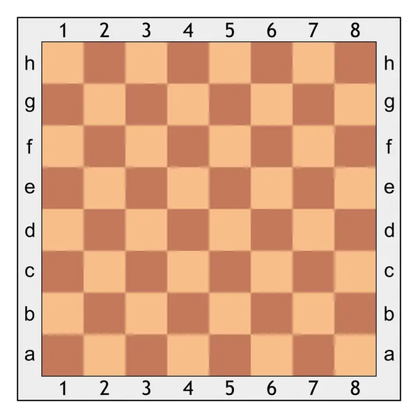 Tabuleiro de xadrez para jogo — Vetor de Stock