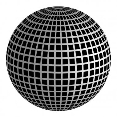 Disko topu 3d top aynalar