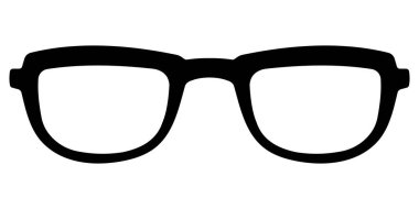 gözlük hippi tarzı, vektör vintage gözlük