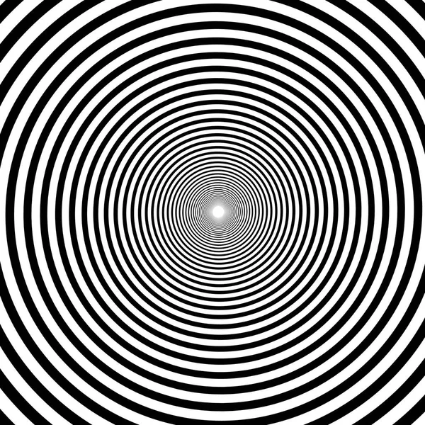 Fond spiral hypnotique, vecteur, Volute, spirale, lignes concentriques, circulaire, arrière-plan rotatif — Image vectorielle