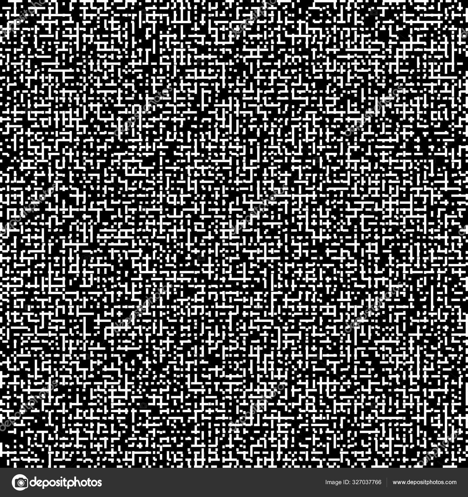 Pixel Art Black And White Vector Bw Background With Random Chaotic Pixels Vector Image By C Koksikoks Vector Stock 327037766 https depositphotos com 327037766 stock illustration pixel art black and white html
