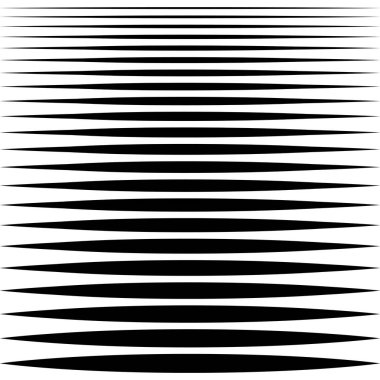 Keskin yatay çizgiler farklı profil kalınlığı, vektör iğne çizgisi tasarım ögesi