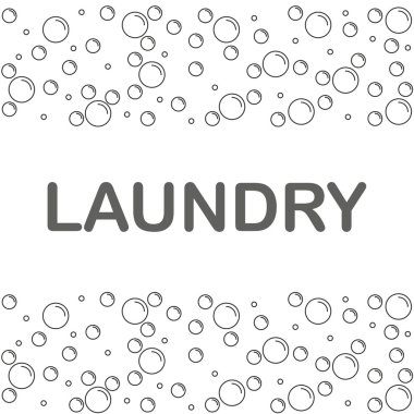 Çamaşırhane. Görüntü mavi bir arka plan üzerinde üç Yıkama makinaları.