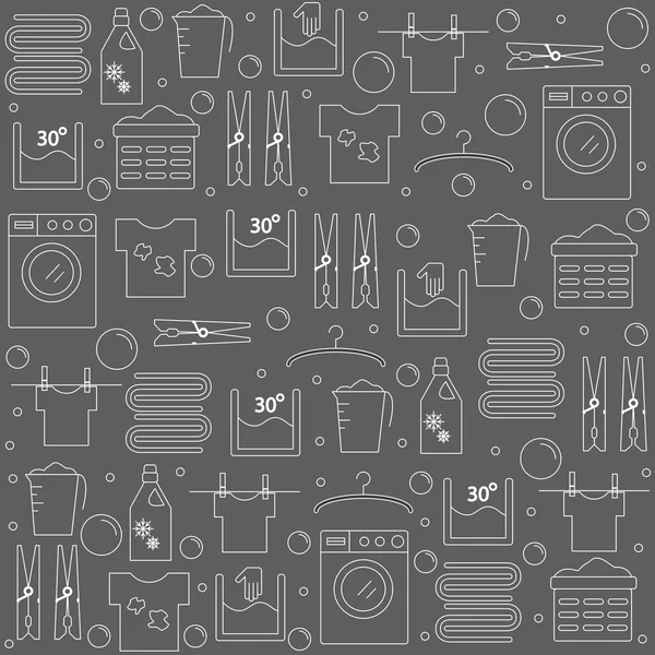 Çamaşırhane. Görüntü mavi bir arka plan üzerinde üç Yıkama makinaları.