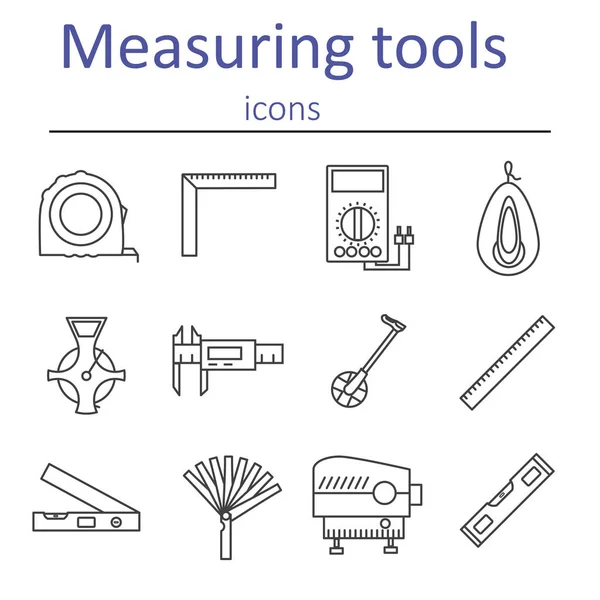 Conjunto de instrumentos de medição utilizados na construção para medir distâncias e outras variáveis . Gráficos De Vetores