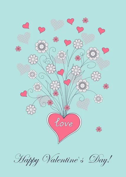 Valentinstag der Liebe — Stockvektor
