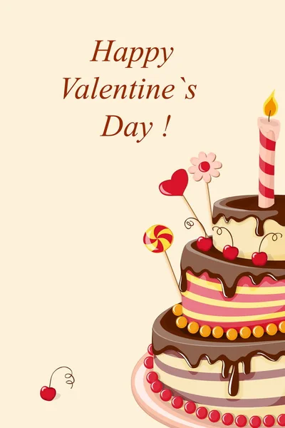 Valentine dort velký — Stockový vektor