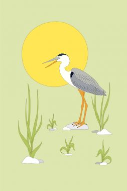 Heron ve güneş