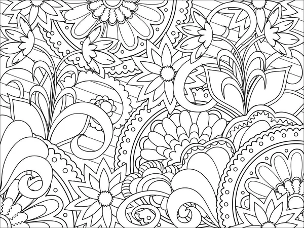 Floral μοτίβο του Ζεν — Διανυσματικό Αρχείο