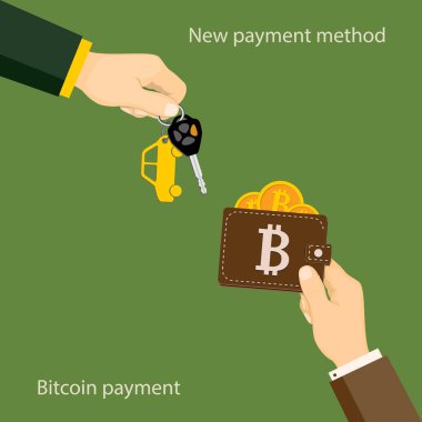 Bitcoin cüzdanı olan bir araba al
