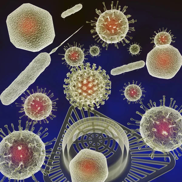 Τα μικρόβια στο ουρητήριο — Φωτογραφία Αρχείου