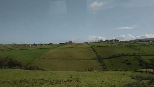 Nenucený Pohled Belfast Coleraine Road Letního Slunečního Počasí Severní Irsko — Stock video