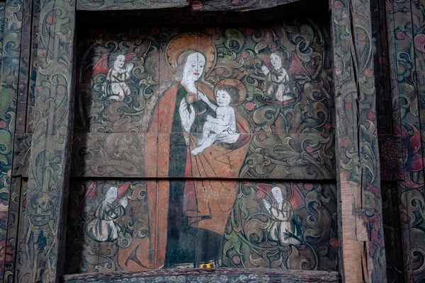Danimarka 'daki Aarhus Katedrali' nin iç ve dış dekorasyonu — Stok fotoğraf