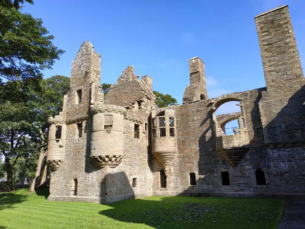 Ver Una Las Ruinas Del Palacio Earl Kirkwall Escocia — Foto de Stock