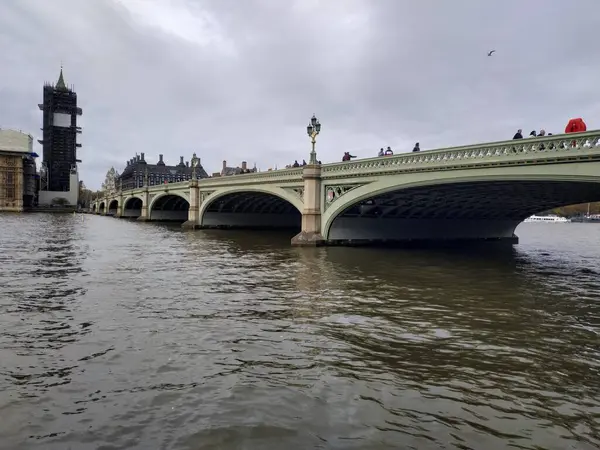 London Egyesült Királyság 2020 November Kilátás Westminster Palota Külsejére Felhős — Stock Fotó