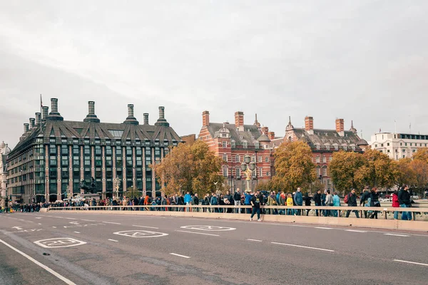 Londra Ngiltere Kasım 2020 Buckingham Sarayı Yakınlarındaki Londra Sokak Hayatı — Stok fotoğraf