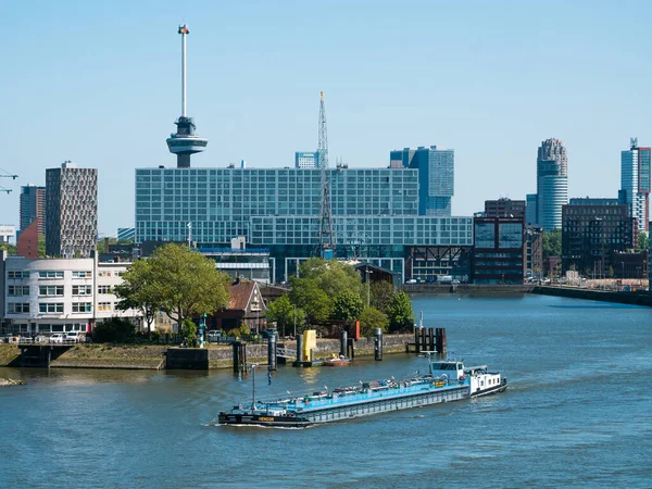 Rotterdam Hollanda Mayıs 2020 Yolcu Gemisinin Kargo Limanı Altyapısı — Stok fotoğraf