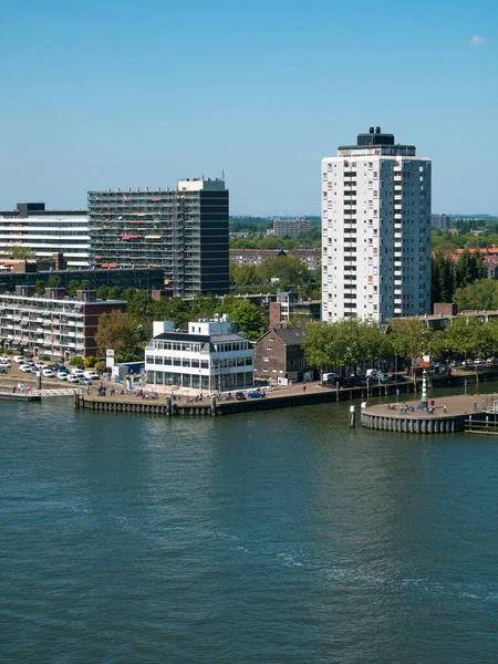 Rotterdam Hollanda Mayıs 2020 Yolcu Gemisinin Kargo Limanı Altyapısı — Stok fotoğraf