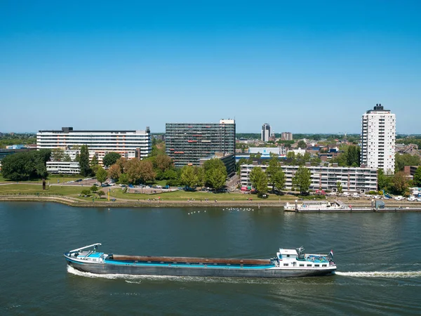 Роттердам Нидерланды Мая 2020 Года Взгляд Инфраструктуру Зданий Грузового Порта — стоковое фото