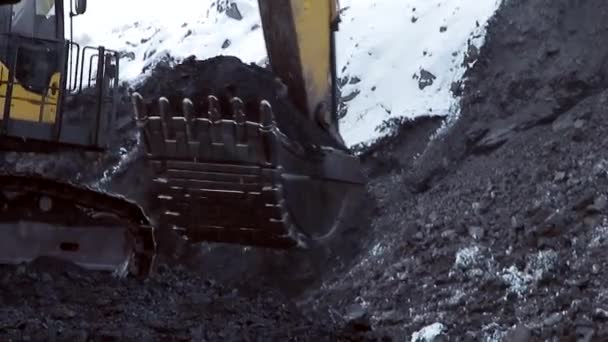 Відро Совки вугілля — стокове відео