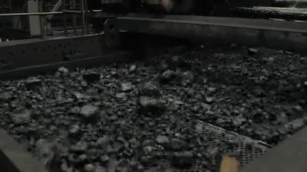 Ribble de carvão industrial — Vídeo de Stock