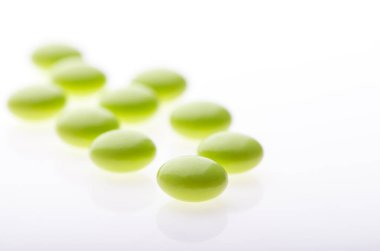  Beyaz arka plan bakış açısı hap