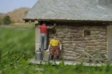 kırsal mini işçi tamir evi