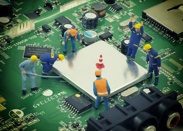 anakart ve Cpu mini mekanik çalışma grubu