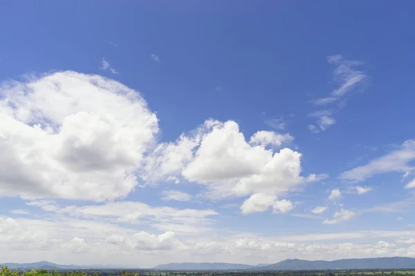 Vue Paysage Nuage Ciel Bleu Montain Peut Utiliser Pour Afficher — Photo